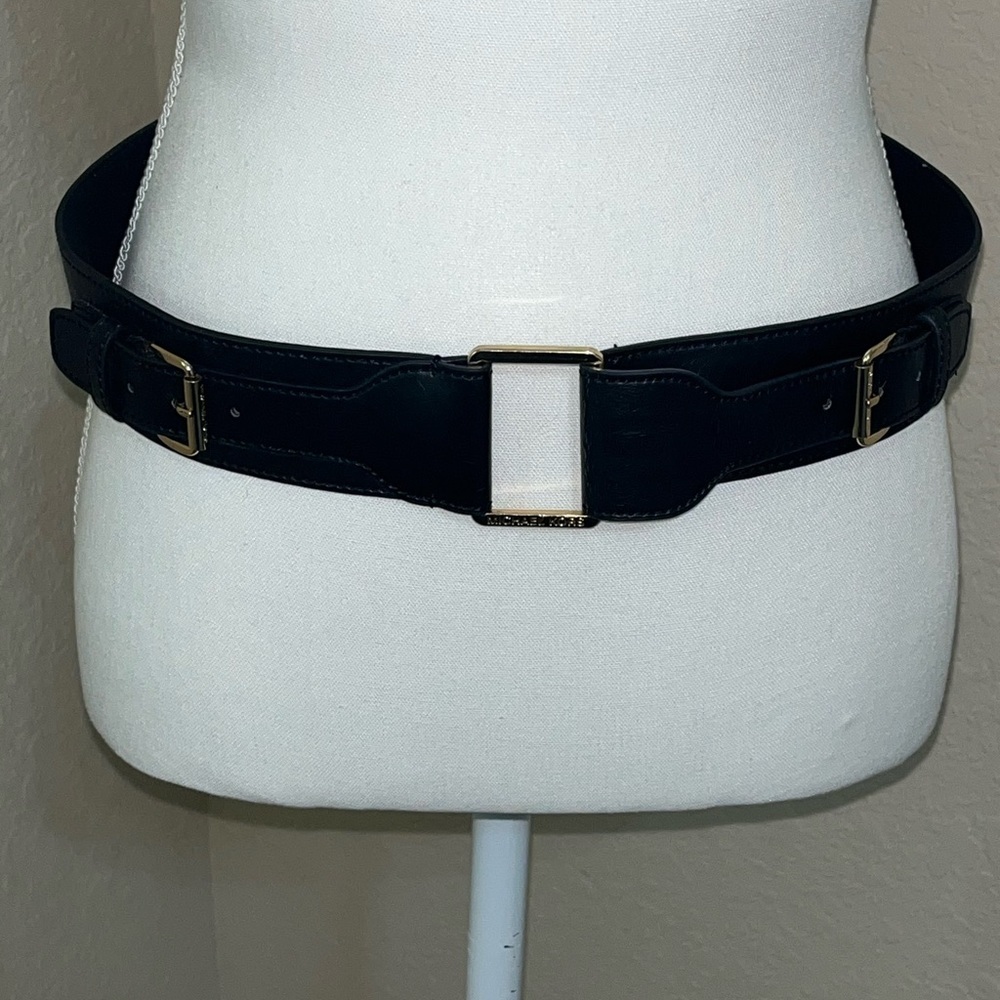 Michael Kors Women’s Belt, black and gold - Picture 2 of 7